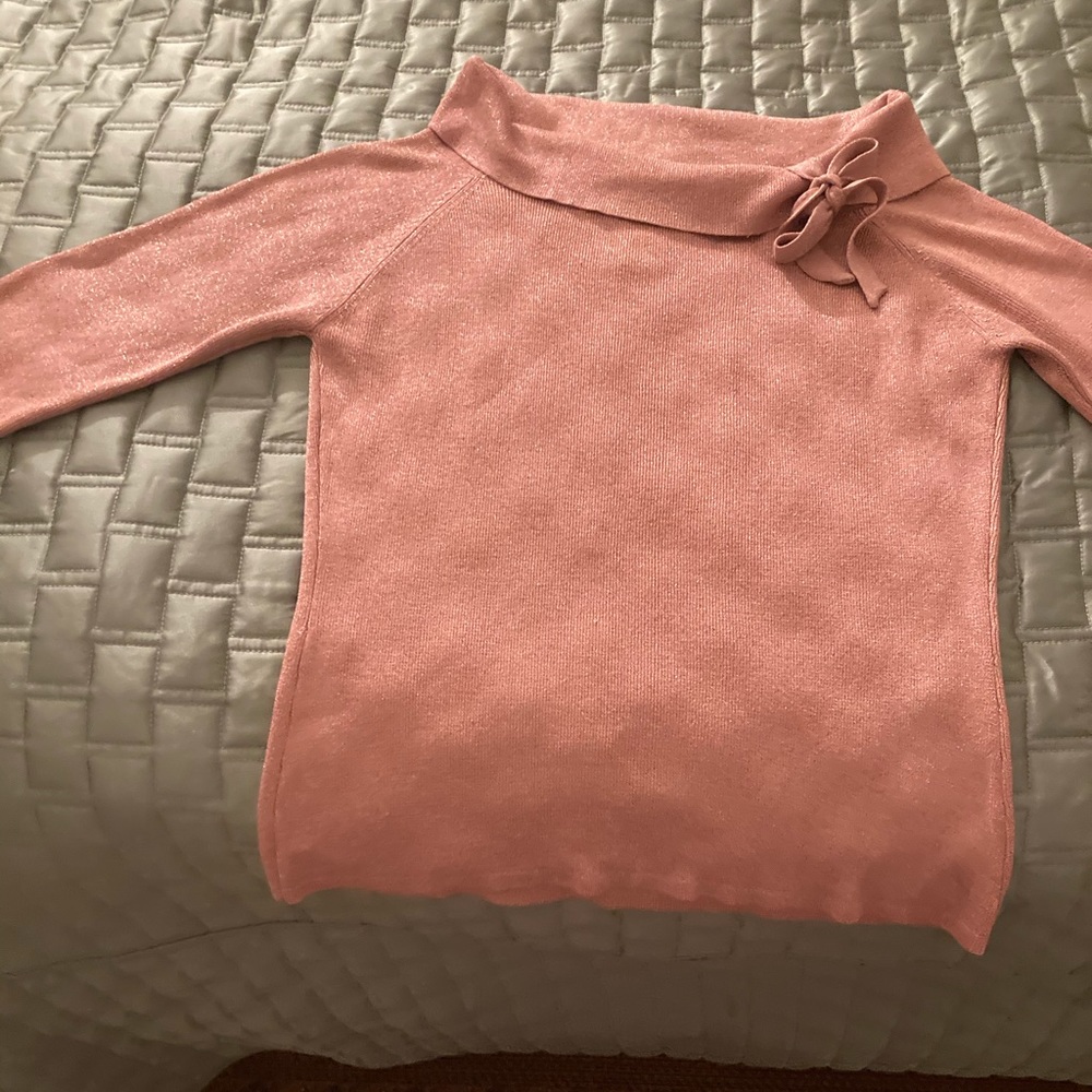 Joseph Abboud long sleeve pink sweater